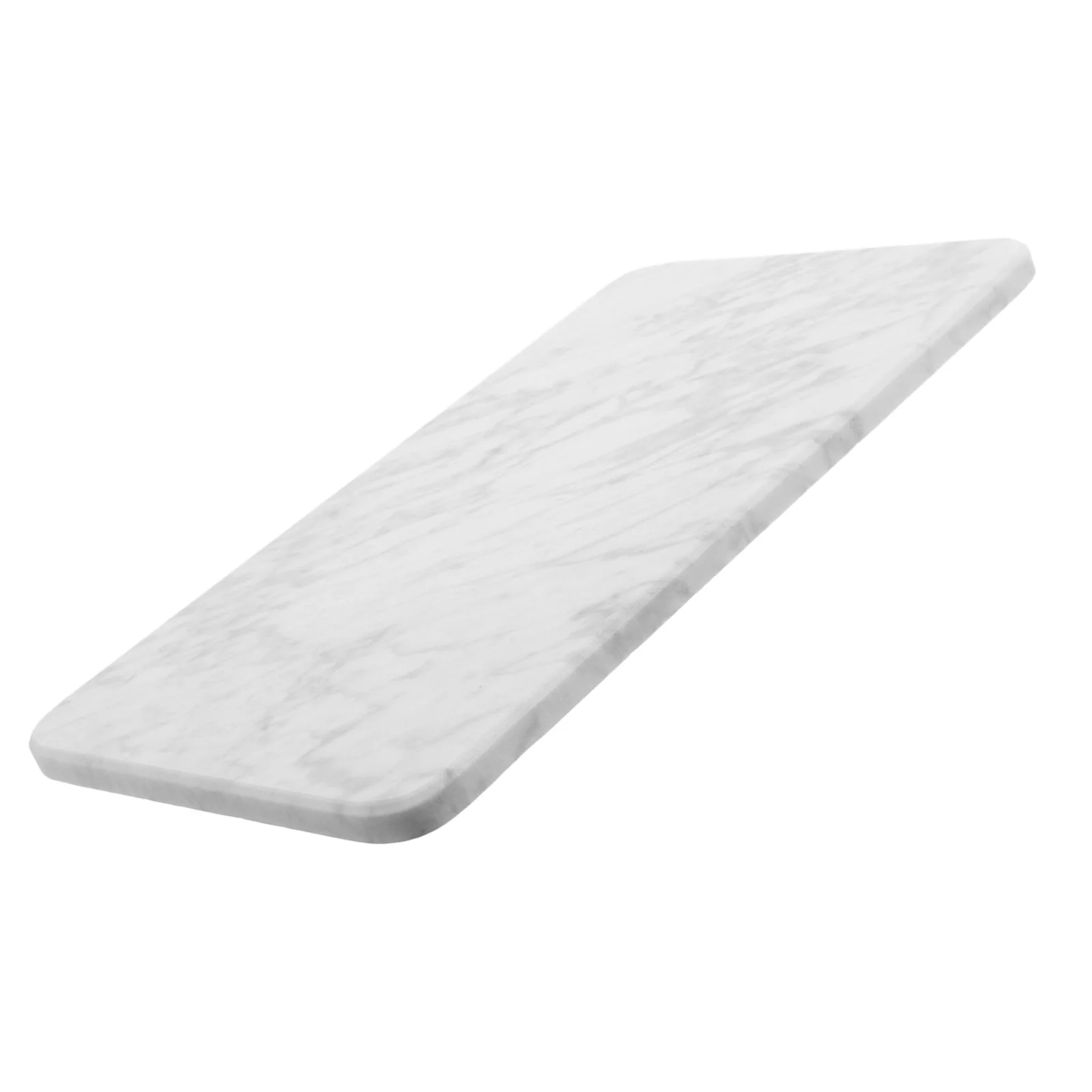 

Marble Vanity Tray Natural White Round Decorative Tray Non Slip Pads Bathroom Kitchen Dresser Storage Organizer Skincare Jewelry