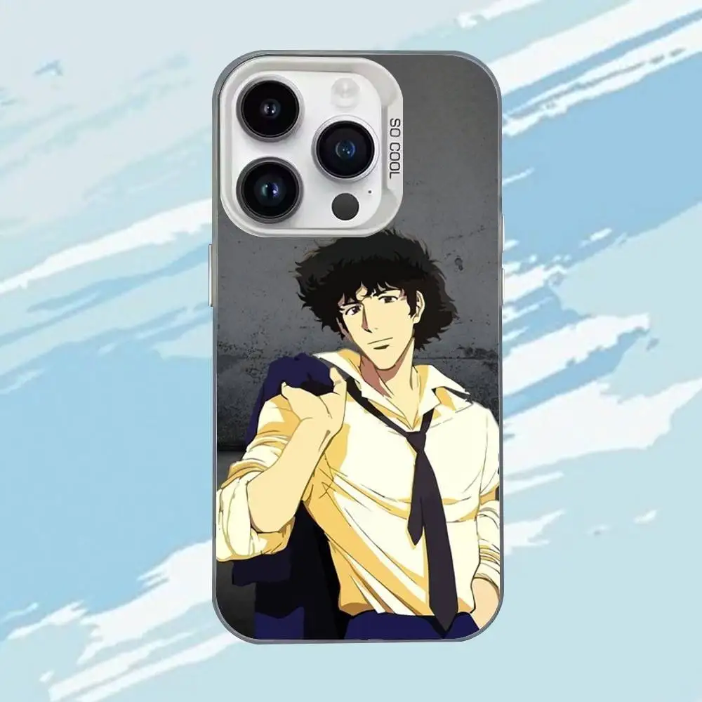 Чехол для телефона Anime C-Cowboy B-Bebop для iPhone 17,16,15,14,13,12,11, Mini,Pro,E,MAX White Candy, матовый противоударный чехол