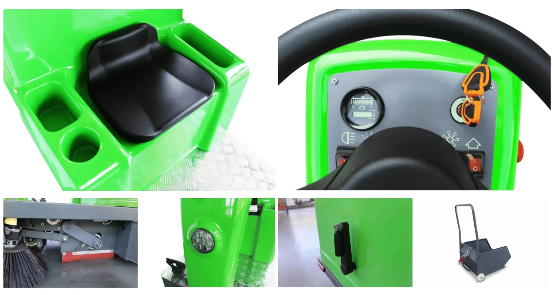 Équipement industriel de nettoyage de sol de machine industrielle de balayeuse de route d'atelier industriel