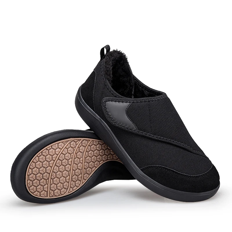 

Winter Keep Warm Fur-lined Orthopedic Diabetic Shoes for Swollen Feet Wide Toe Casual Bunion Hallux Valgus Relief Thumb Eversion