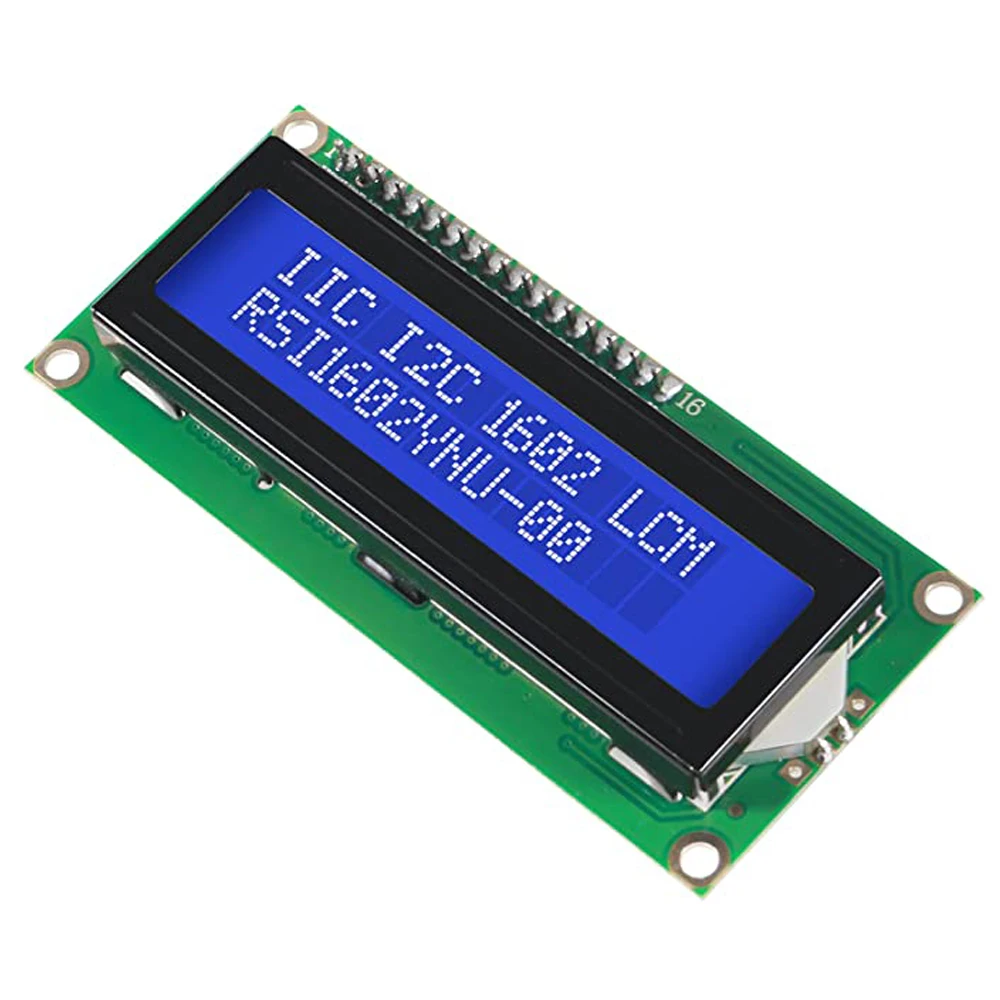 LCD1602 1602 LCD Module 16x2 Character LCD Blue / Yellow Green Screen Display PCF8574T PCF8574 IIC I2C Interface 5V for Arduino