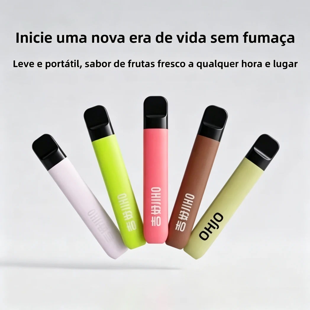 Mini fresh-breath Fruit-flavored stick, a smokeless and fog-free disposable pipe alternative