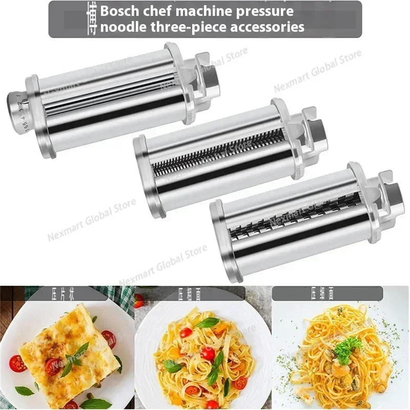 Stand Mixer Pasta Maker Attachment, Dough Roller Accessory for Making Noodles and Dumpling Wrappers