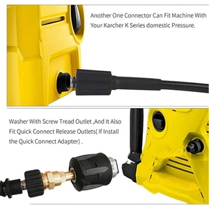M22 14mm fitting hose connector, high pressure washer adapter, K Lavor Bosch series accessories, washer pistol hose conversion tool 8 Main Sales Adapter High pressure hose - №6