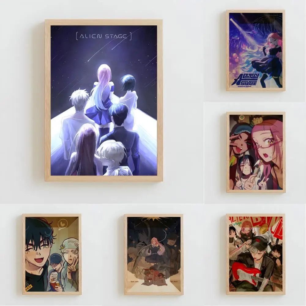 Popular Anime A-Alien stage Poster High-Quality And Affordable Wall Stickers For Dormitory And Living Room Decoration