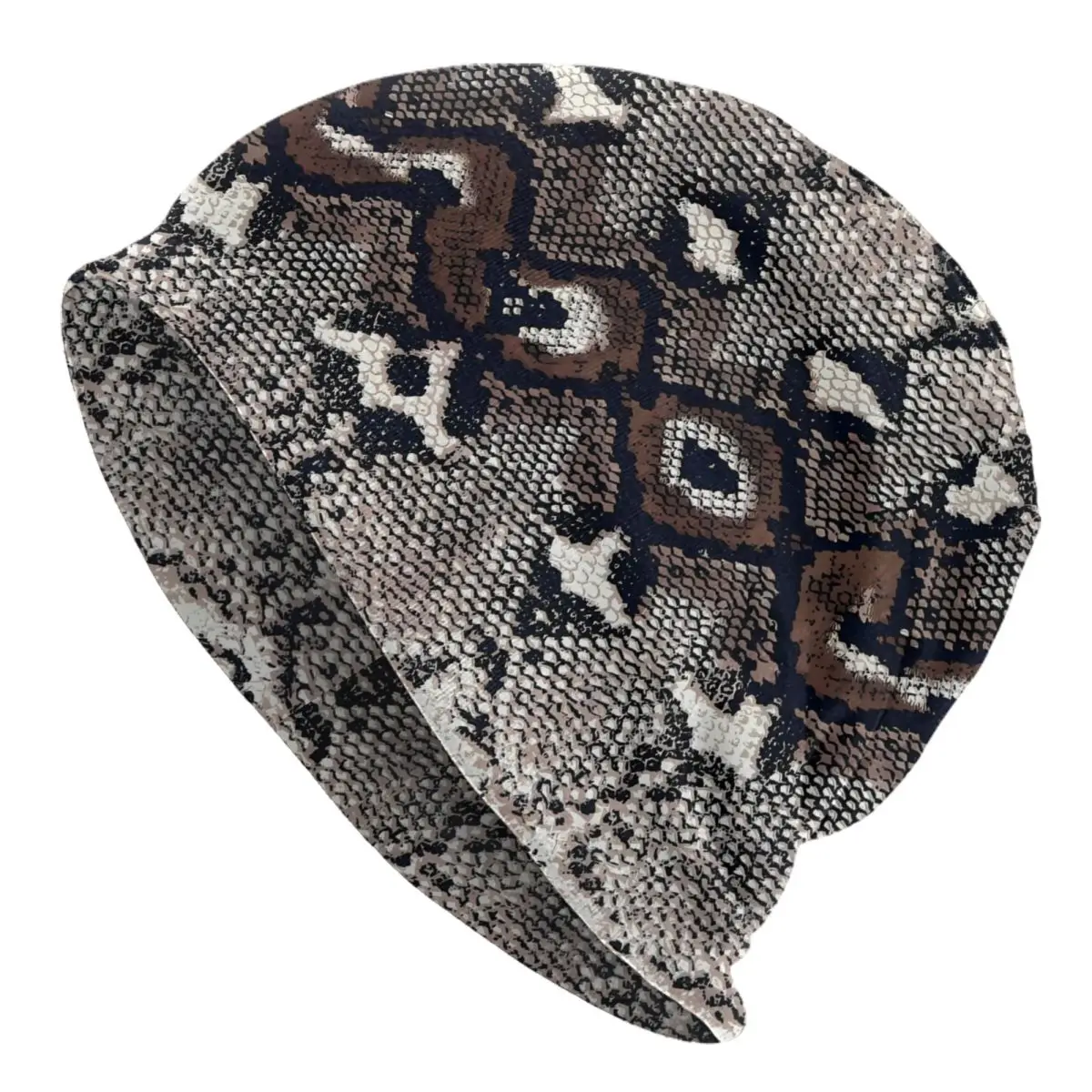 Snakeskin Beanies Caps Hat Fashion Bonnet Hats Men