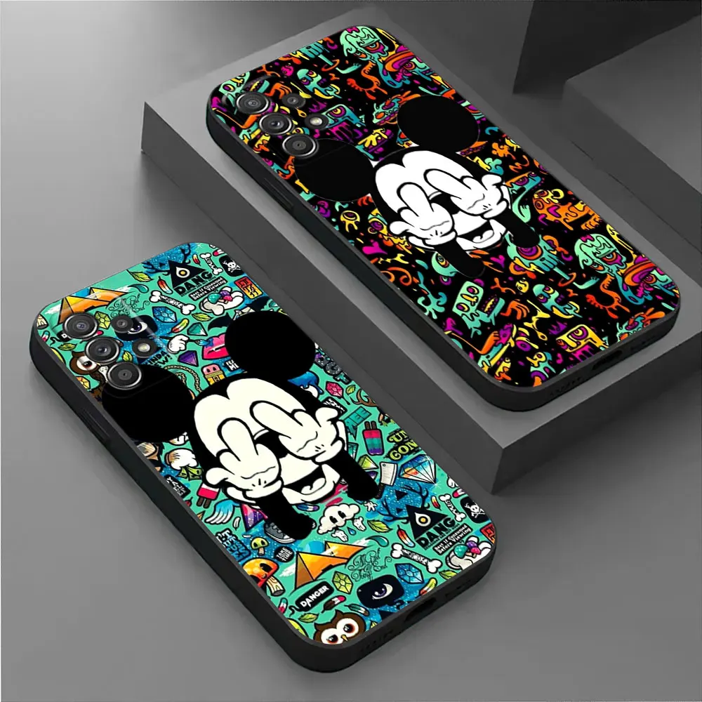 

Minnie Cartoon Mickey Phone Case For Samsung Galaxy A17 A57 A37 5G A07 A55 A54 A34 A35 A25 A15 A56 A36 A26 A16 A06 Silicon Cover