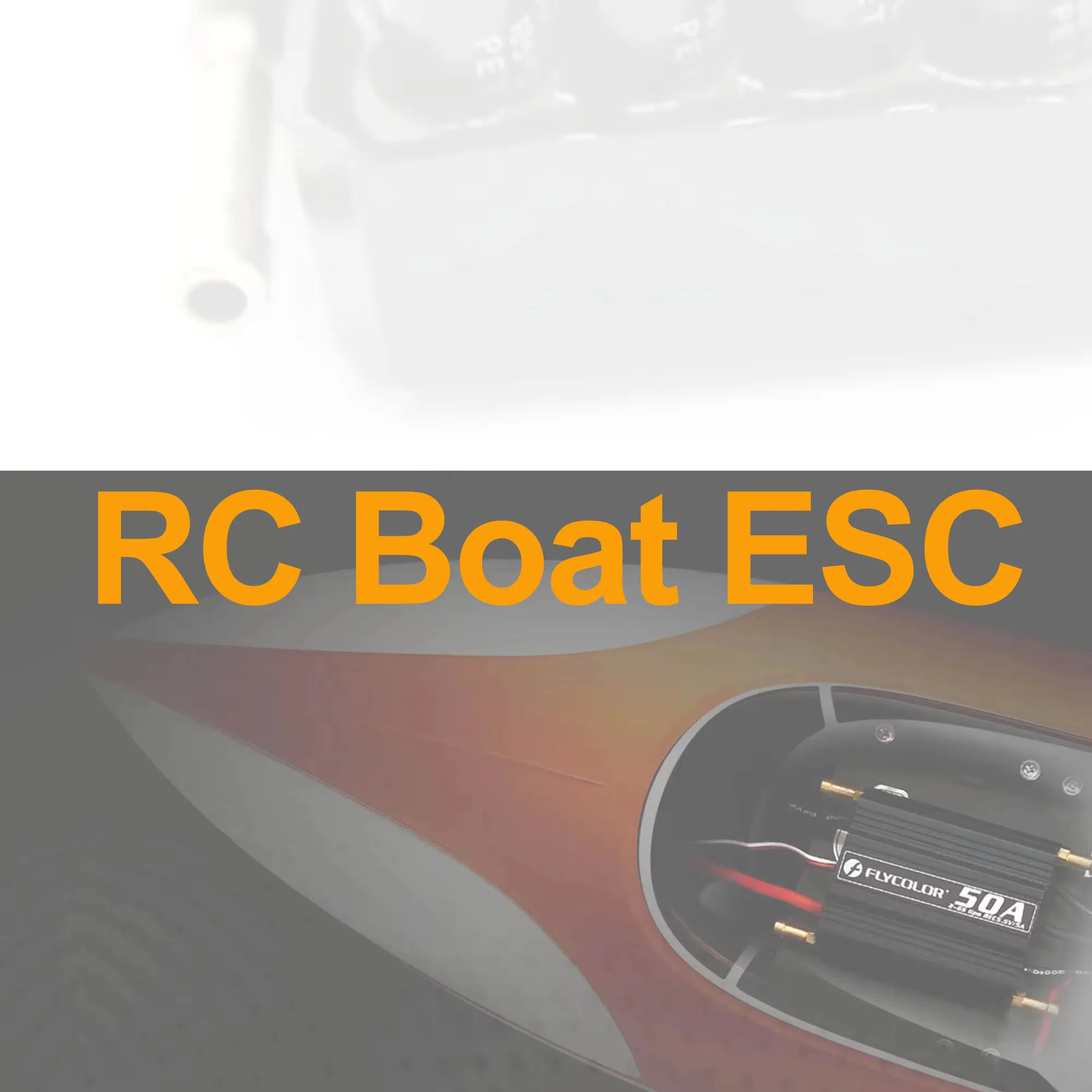 

Flycolor FlyMonster RC Boat Waterproof Brushless ESC 50A 70A 90A 120A 150A ESC 2-6S Lipo with BEC Speed Controller for RC Ship
