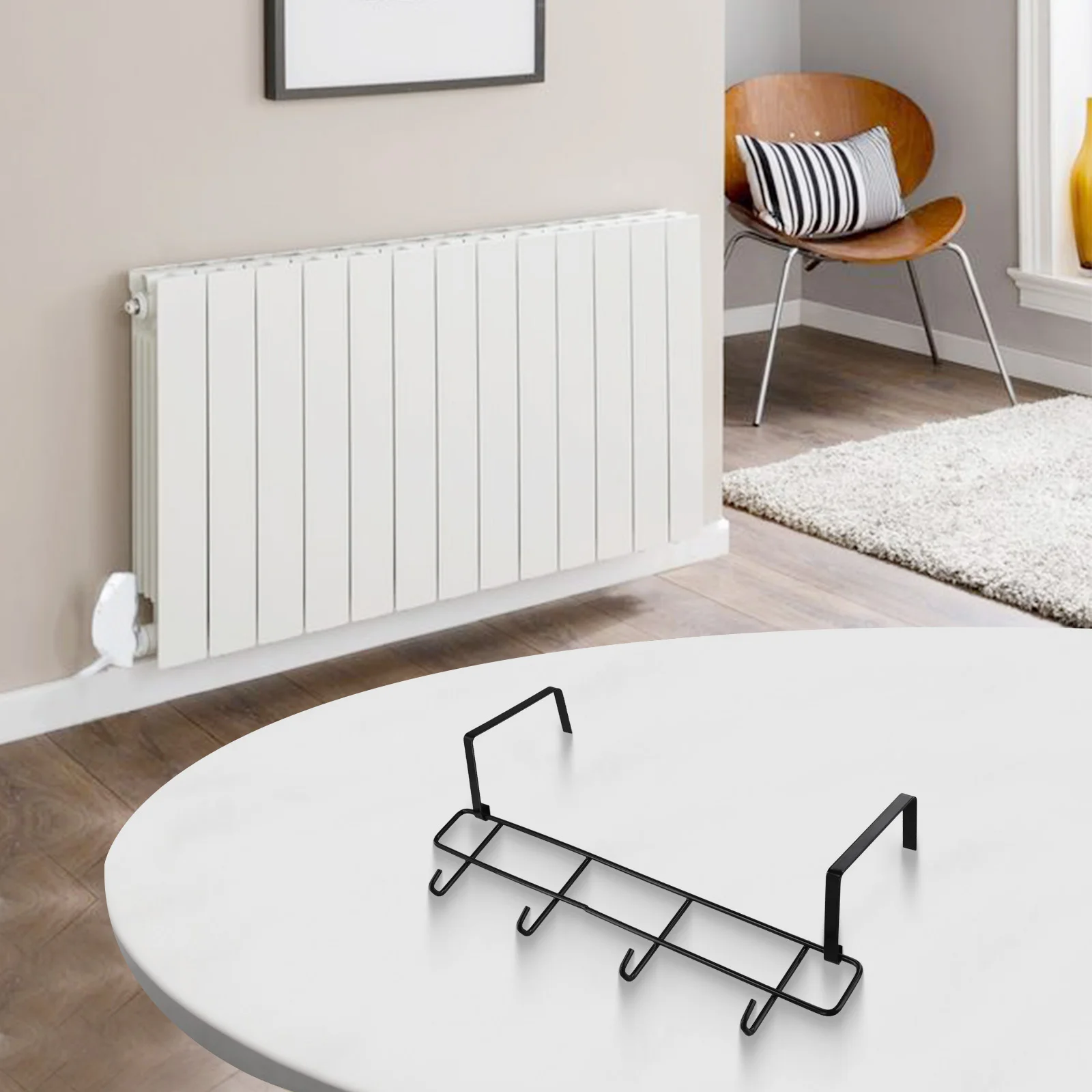 

Bathroom Cloth Hanger Bathroom Storage Ample Space Compact Design Easy To Install Innovative Design No Drilling Required