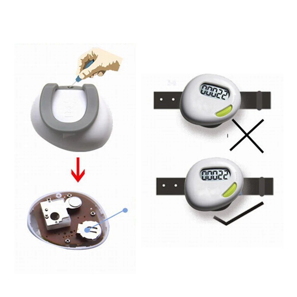 

Heart Shaped Precision Pedometer Sports Fitness Gadget Comfortable Quality Material Walking Plan Outdoor Equipment