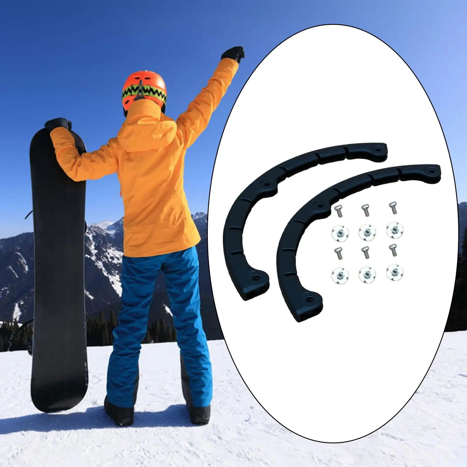 Silicone Skateboard Deck Guards Protective Edge Cover Shock Absorbing Nose End Strip for Longboard Accessories Setup