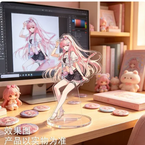 Anime Wuthering Waves The Shorekeeper Dani Rover Acrylic Stand Figure Model Plate Cosplay Collection Desktop Decor Gifts New XYZ