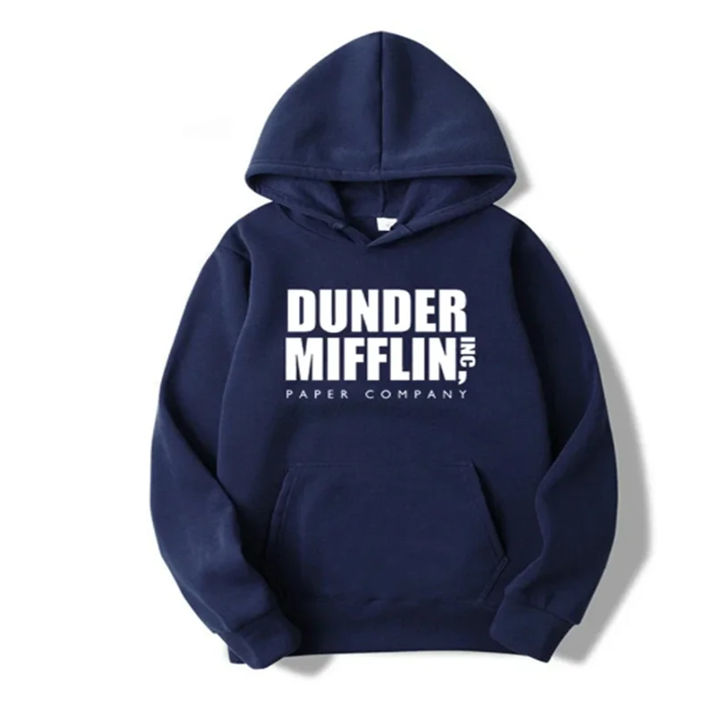 Dwight Schrute Hoodies para homens e mulheres, pulôver casual, suéter com capuz, Office Dunder Mufflin CCC, papel