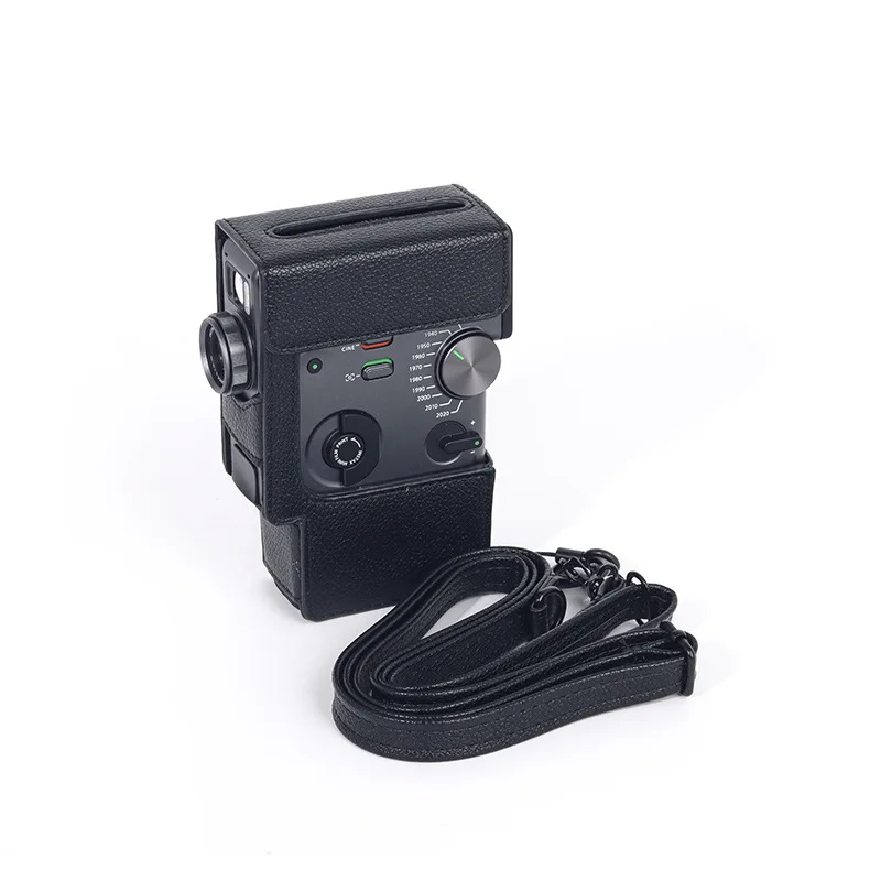 

Camera Bag PU Leather with Shoulder Strap for Instax Mini Evo Cinema Camera Accessories Black