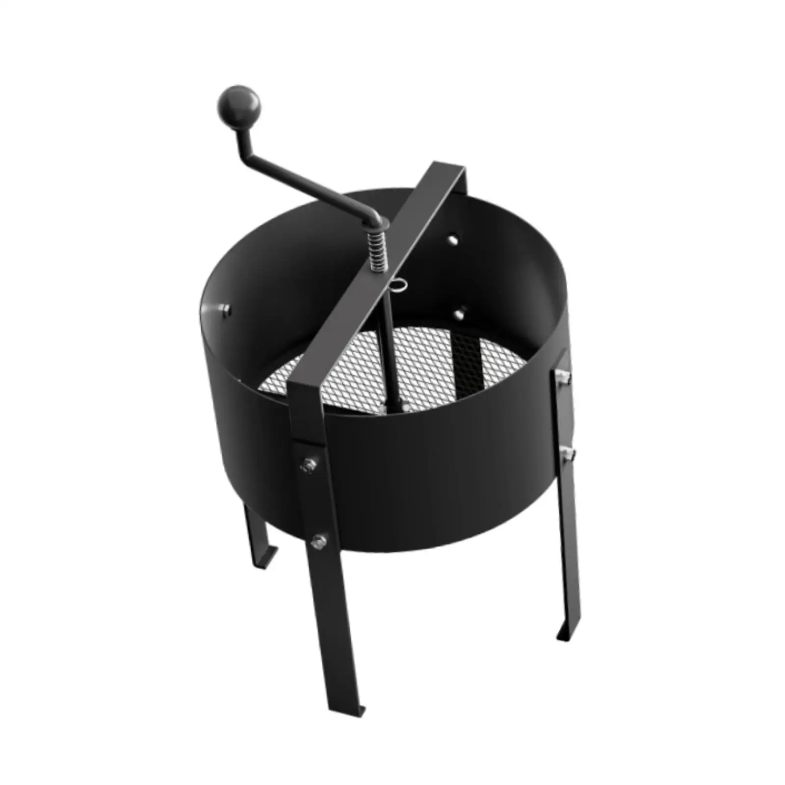 Rotary Soil Sifter Metal Frame Versatile for Gardener Rock Sand Dirt Sieve Ergonomical Design 56x41cm Mesh Screen Compost Sieve