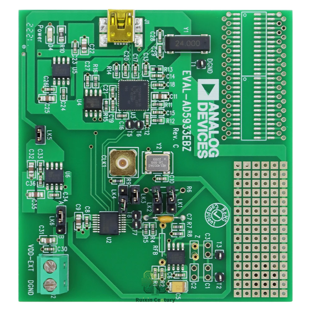 FOR ADI EVAL-AD5933EBZ Board AD5933 High Precision Impedance Converter Network Analyzer Measurement Board