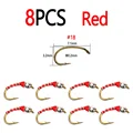 8pcs Red