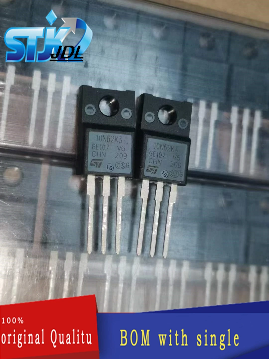 10PCS STF10N62K3  TO-220F Interface - serializer, solution series New original Not only sales and recycling chip