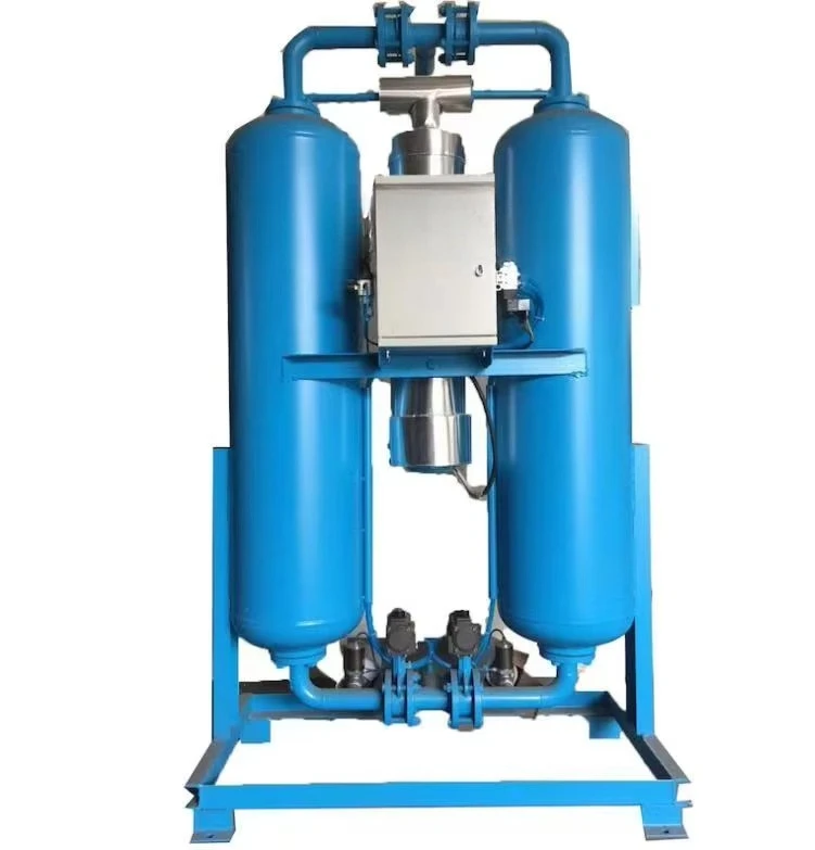 Micro-heat Desiccant Air Dryer Low Dew Point Competitive Price for Beverage Industry Compressor