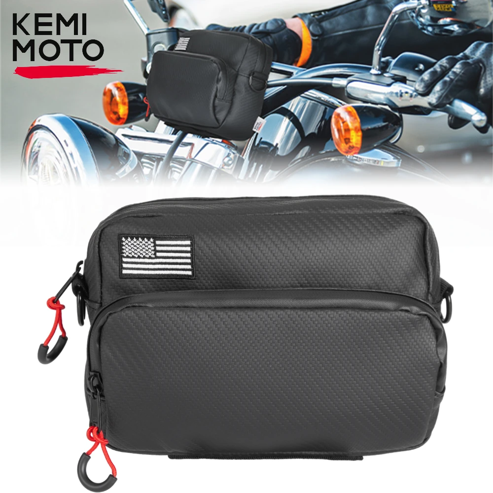 

Motorcycle Handlebar Bag Universal Front Fork Sissy Bar Bag Storage Bags Moto Accessories for BMW Motorbike Dirt Bike Bicycle