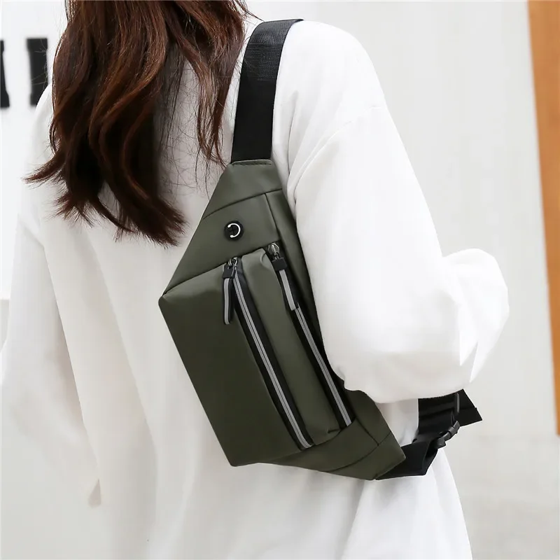 

Waterproof Unisex Waist Bag Fashion Chest Pack Outdoor Sports Crossbody Bag Casual Travel Belt Bag Hip Waist Packs Phone Purse