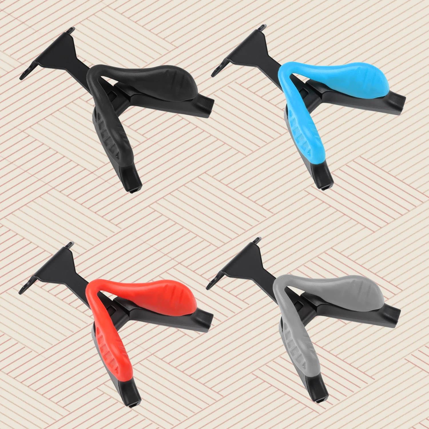 

Spare Metal Nose Wicket Hook Nose Base Nose Bridge With Small Size Nose Pad for Oakley Sphaera Strike OO9531 Slash OO9499 OO9403