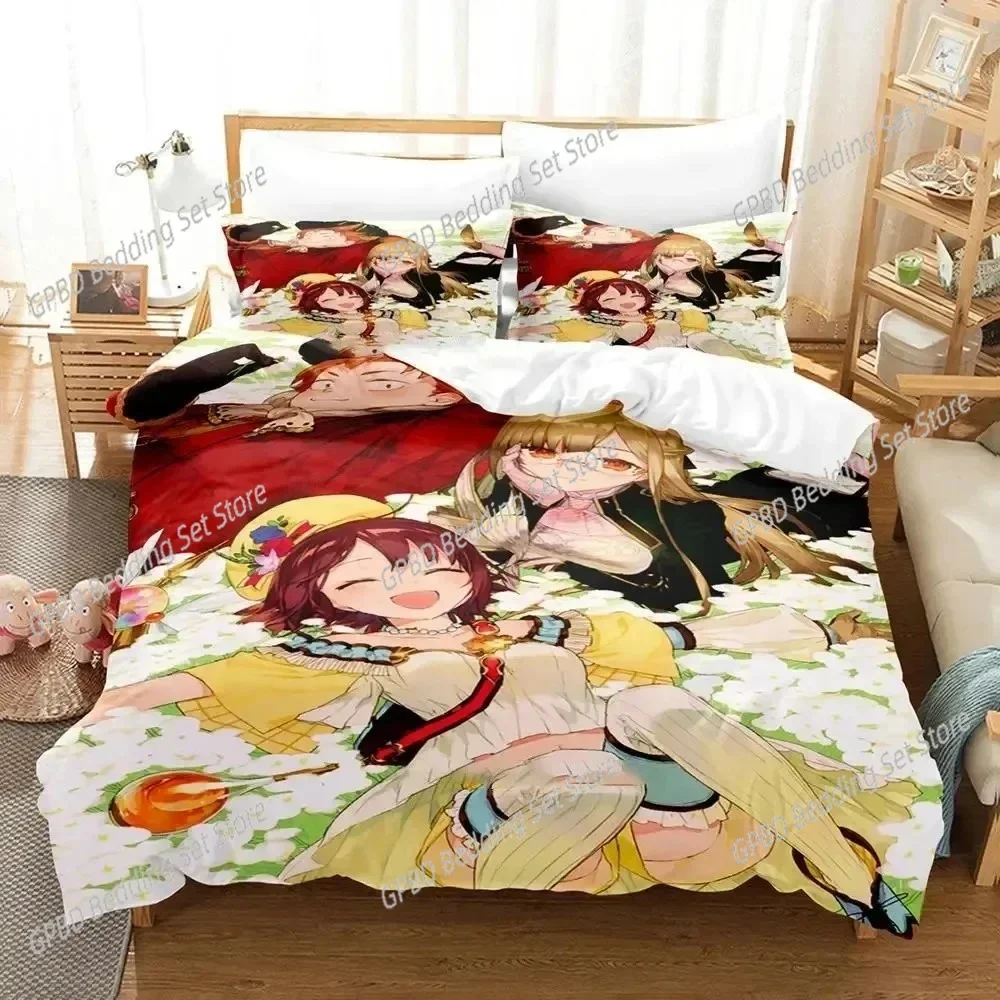 

Atelier Sophie The Alchemist of the Mysterious Book Comfortable Duvet Cover Pillowcase Bedding Set Children Bedroom Decoration