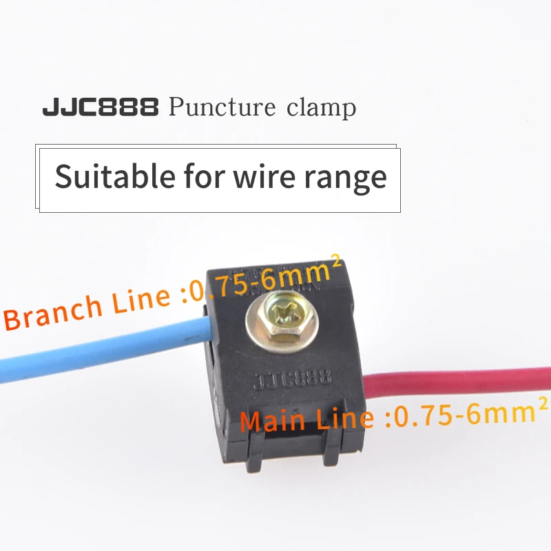 Conector de perforación de aislamiento, abrazadera de cable, conector de cable de derivación, 0.7-6.0, servicio 0.7-6. Conector rápido de cable