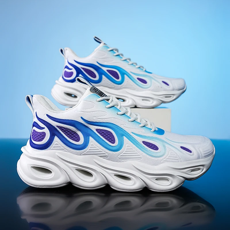 

Plus Size Men's Running Shoes Mesh Breathable Sports Jogging Shoes Lightweight Comfortable Outdoor Sneakers Women's Walking Shoe