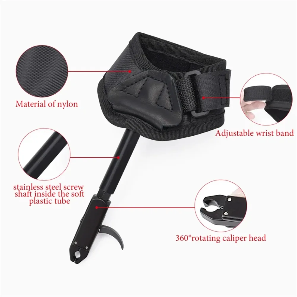 1PC Archery Release Aid Compound Bow  Adjustable Strap Shooting Arrow Release Bow Accessories