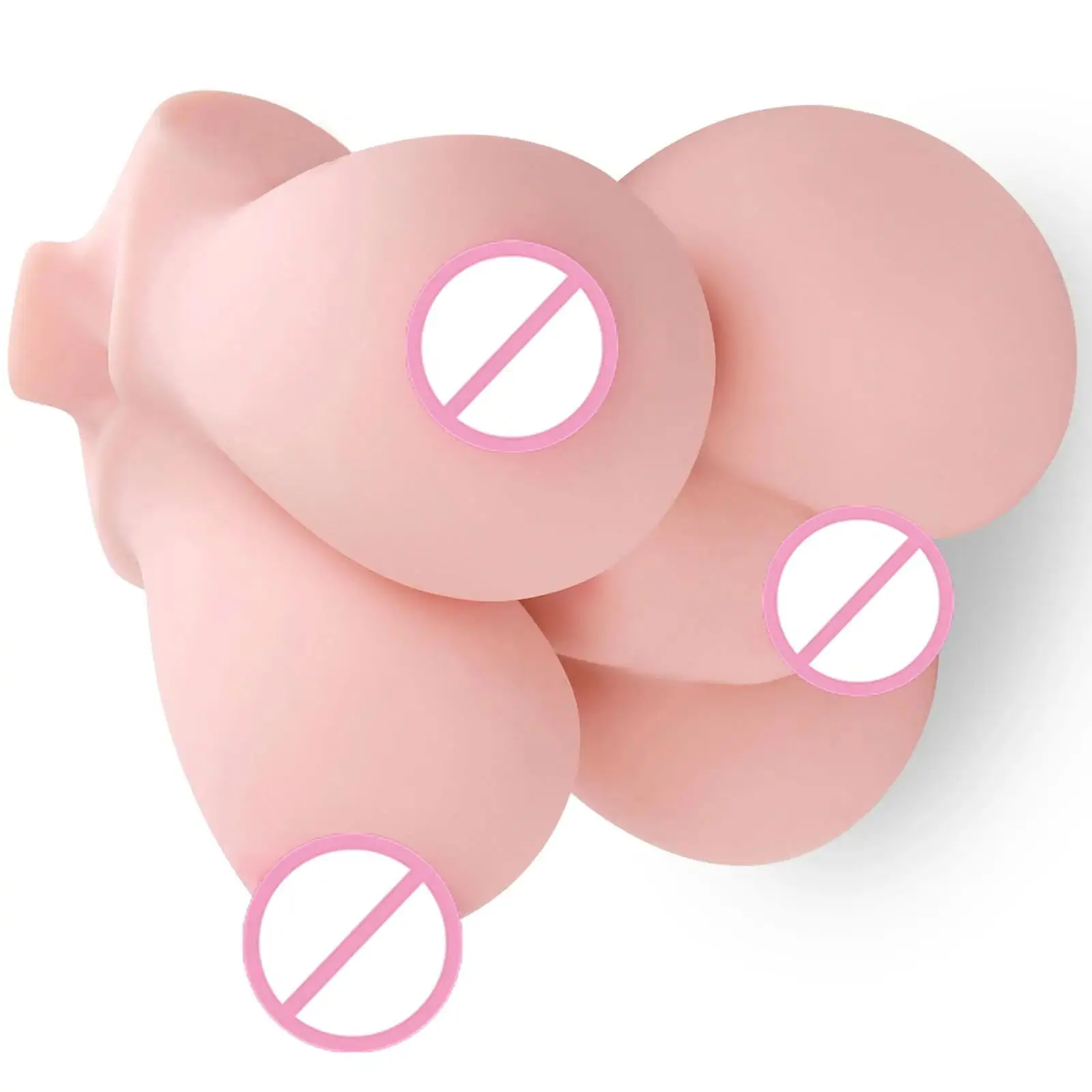 4 in 1 Male Masturbator Life Size Sex Dolls with Replica Big Boods & Plump Ass Realistic Men 18 Sex Toys with Tight Pocket Pussy