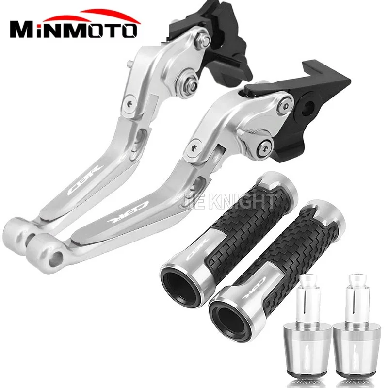 Para Honda CBR125R CBR 125R CBR 125 CBR125 R 2004-2016 palancas de embrague de freno ajustables CNC empuñaduras finales de manillar