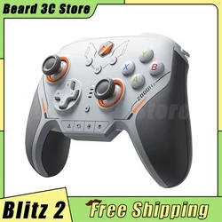 BIGBIGWON-Manettes de jeu sans fil Bluetooth Blitz 2 TMR Star Flash, thoracsomatosensoriels, 2000Hz, NS, PC Steam Game, personnalisées