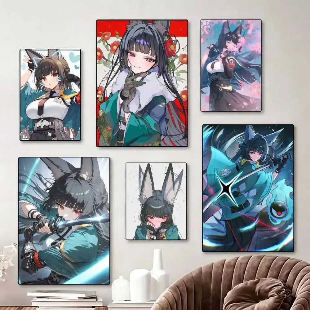 

Z Zone Zero Miyabi Hoshimi Poster Perfect Space Sticker Self Adhesive for Office Home Theater Wall Art Decor Fancy Gift