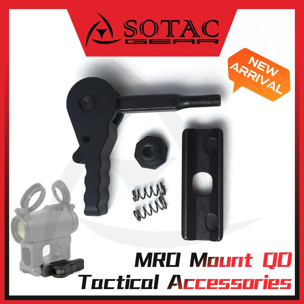 SOTAC-GEAR Aluminum Fast Quick Detachable QD Lever for FTC MRO Optic Red Dot Sight Mount