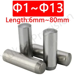 YK612 D1 D1.5 D2 D2.5 D3 D3.5 D4 D5 D6 D8 D10 D12 HRC58 SUJ2 Solid Cylindrical Dowel Pin High Hardened Locat Fixed Parallel Pin