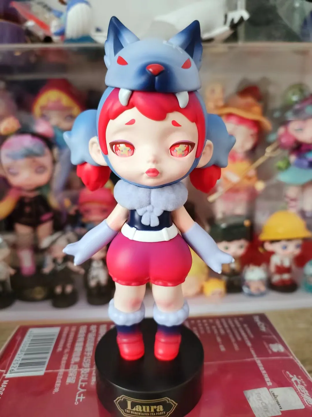 أصيلة Toycity لورا وولف الشاي حفلة الفضاء المقصورة صندوق أعمى الأزياء دمية فتاة مفاجأة عيد ميلاد هدية الكريسماس