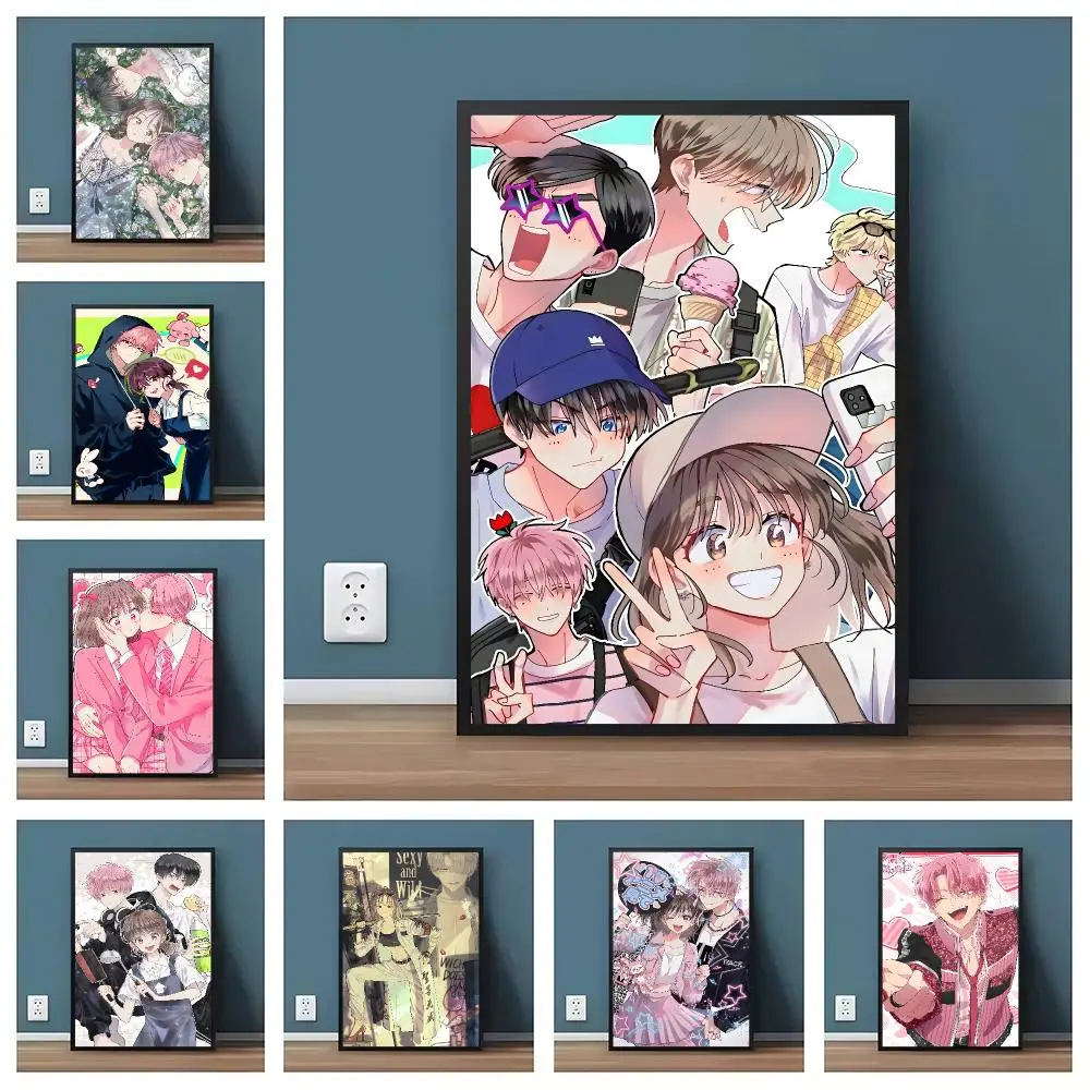 Japanese Anime T-Tamon s B Side Poster Pegatina artistica HD autoadhesiva impermeable para salon dormitorio