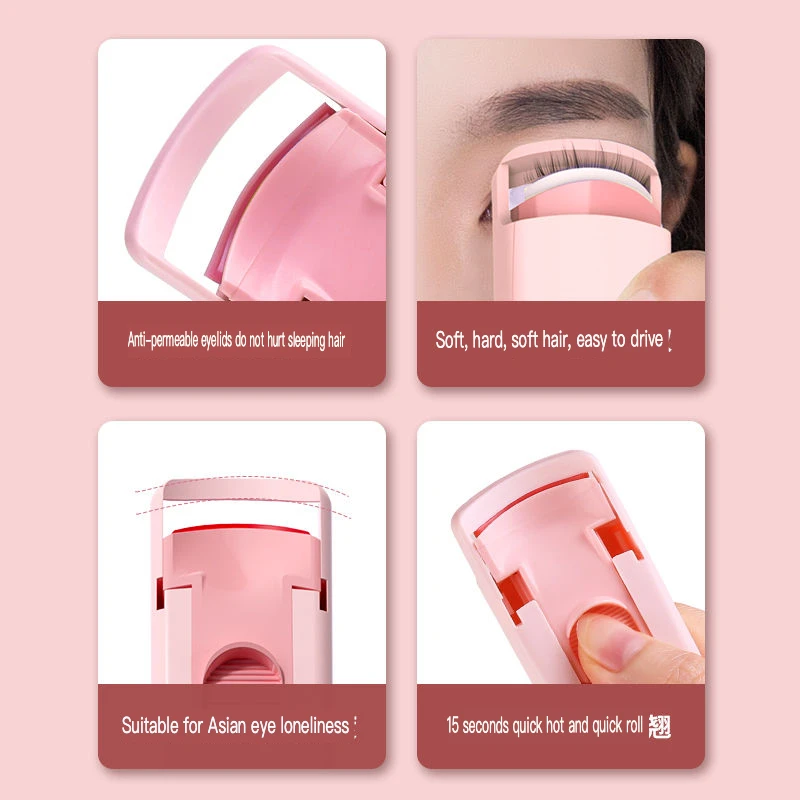 Picture 5: Electric Eyelash Curler Long-Lasting Shaping Magic Mini Heating Device for Beautiful Lashes