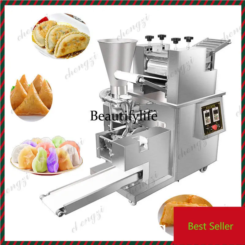 K182 Commercial Automatic Large Output Dumpling Maker Machine For School Canteen Breakfast Shop Food Processing Dumpling Equipme