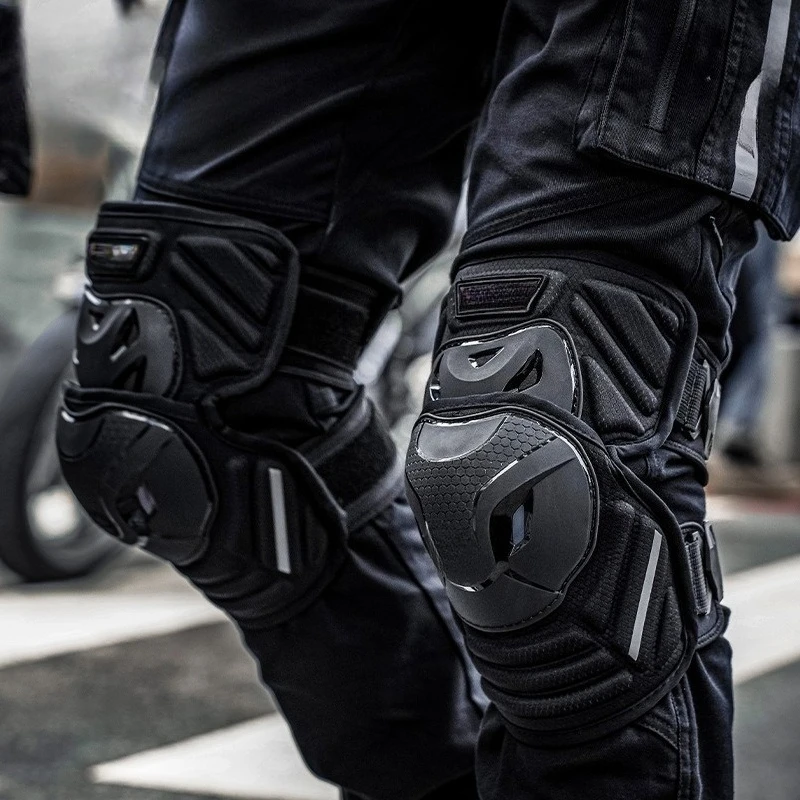 Motorcycle riding knee pads, locomotive racing anti-drop protective gear, leg guard equipment