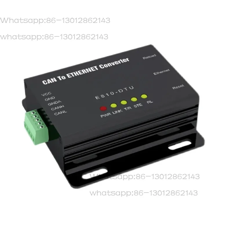 CAN to Ethernet Port CAN Bus Protocol to Network Support Bidirectional Transparent Transmission Modbus Conversion TCP RJ45