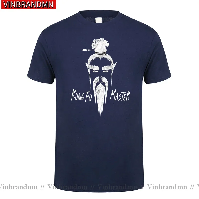 تاي تشي الكونغ فو ماستر تي شيرت باي مي الأبيض لوتس كيل بيل تي شيرت الرجال هاتوري هانزو التي شيرت تارانتينو فيلم تيز القمم الملابس #2