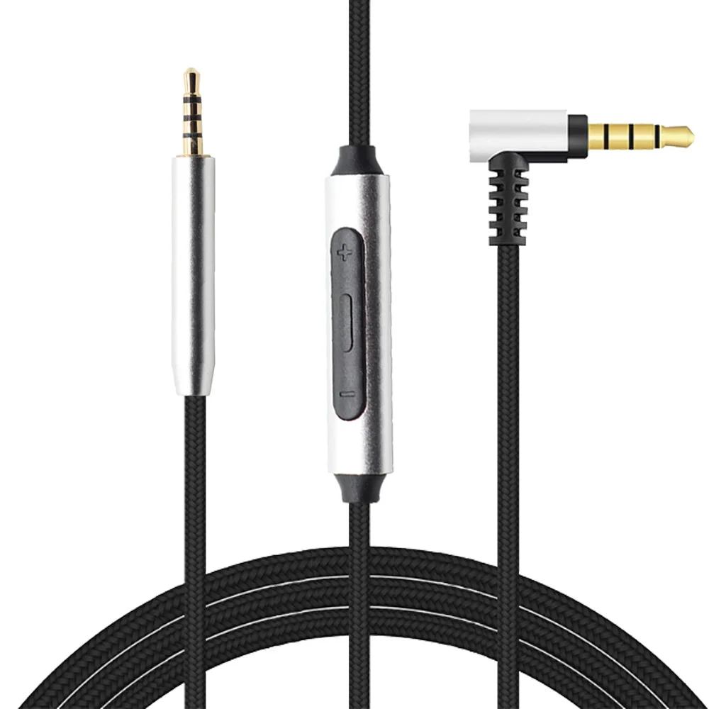Cables de Audio E55BT para JBL E65BTNC E55BT E500BT E50BT E45BT E40BT E40 E35 E30 cables de repuesto para auriculares con micrófono remoto
