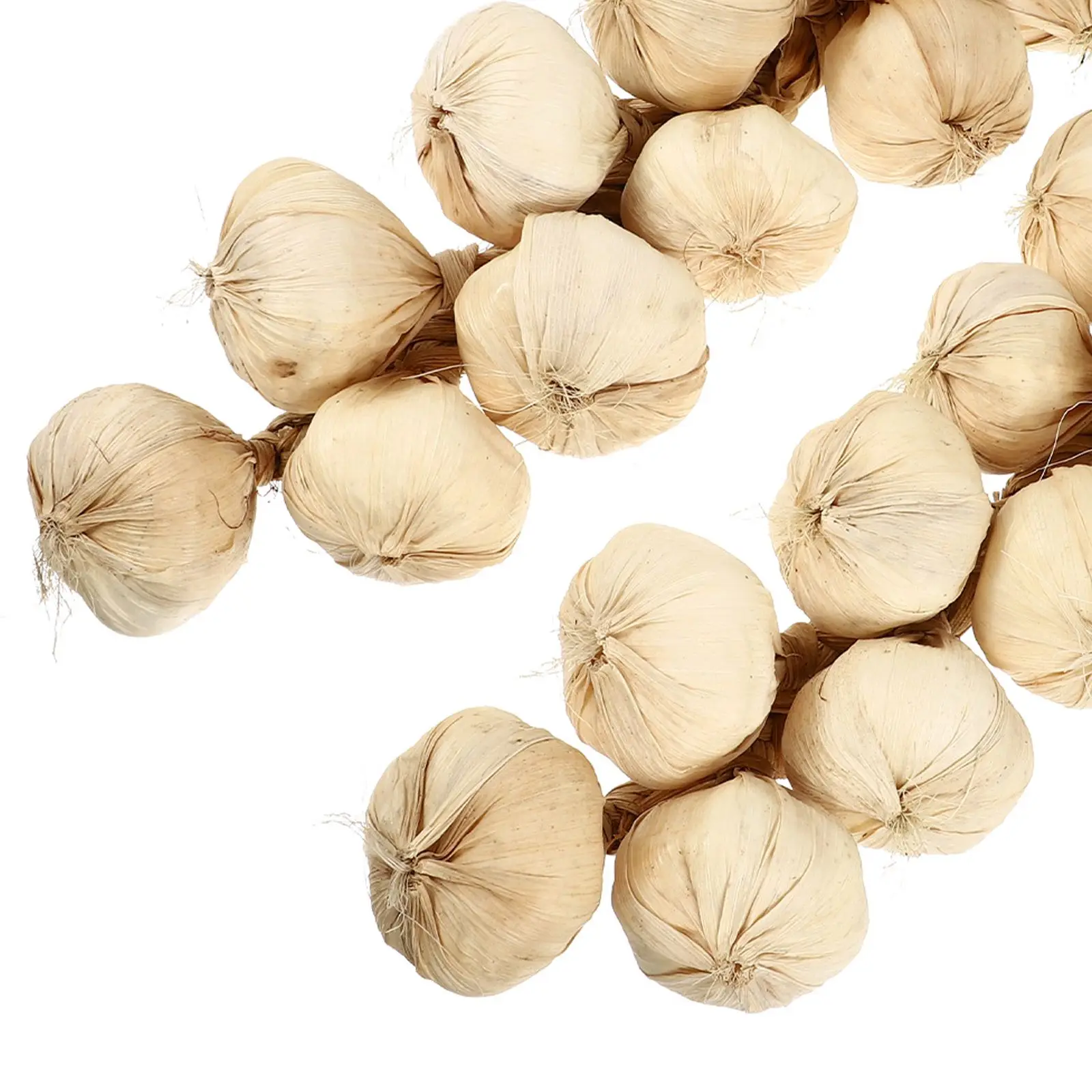 2 Pcs Fake Garlic Strings Realistic Decorations Hanging Home Kitchen Party Harvest Day Vegetable Models