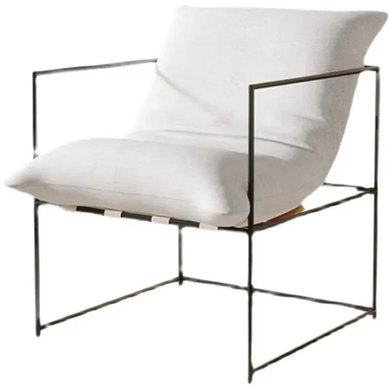 Modern Eco Friendly Fabric Recliner Lounge Chair Comfortable Single Sofa for Apartment Bedroom Hotel