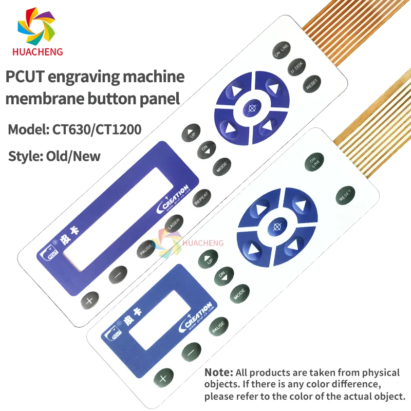 For PCUT CT630 CT1200 Printer Panel Key Board for PCUT CT Series Engraving Machine Plotter Operation Button Panel Sticker