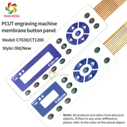 For  PCUT CT630 CT1200 Printer Panel Key Board for PCUT CT Series Engraving Machine Plotter Operation Button Panel Sticker