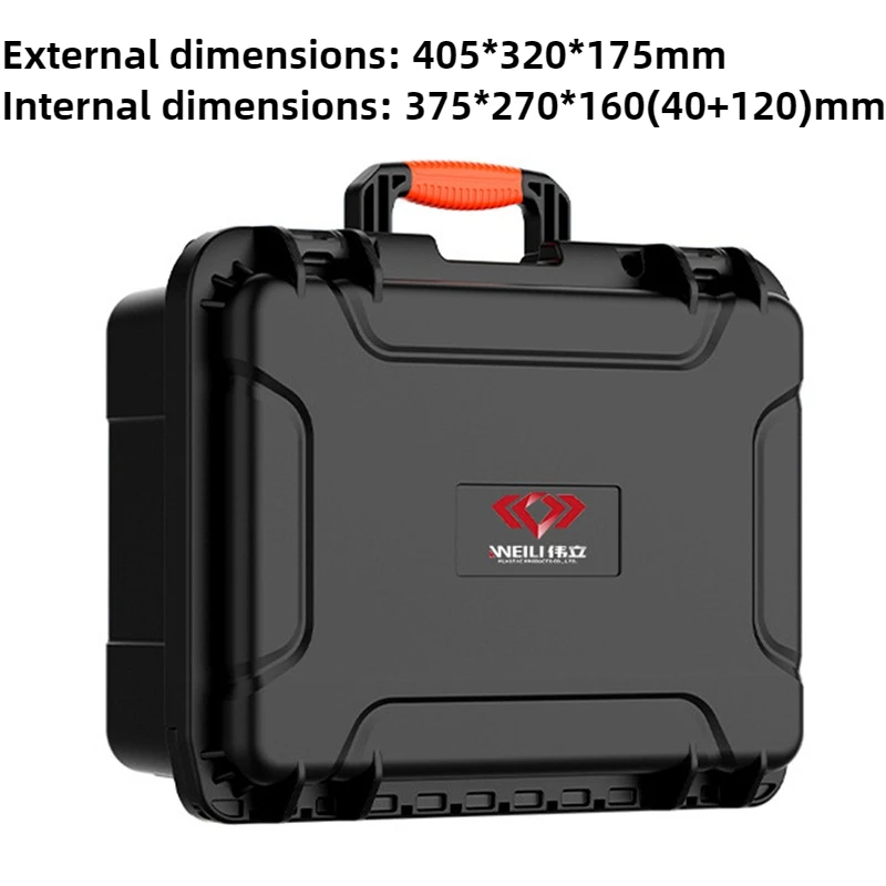 Portable Tool Storage Box Waterproof Hardware Tools Case Multi-functional Safety Protection Organizer Box Tool Case with Sponge