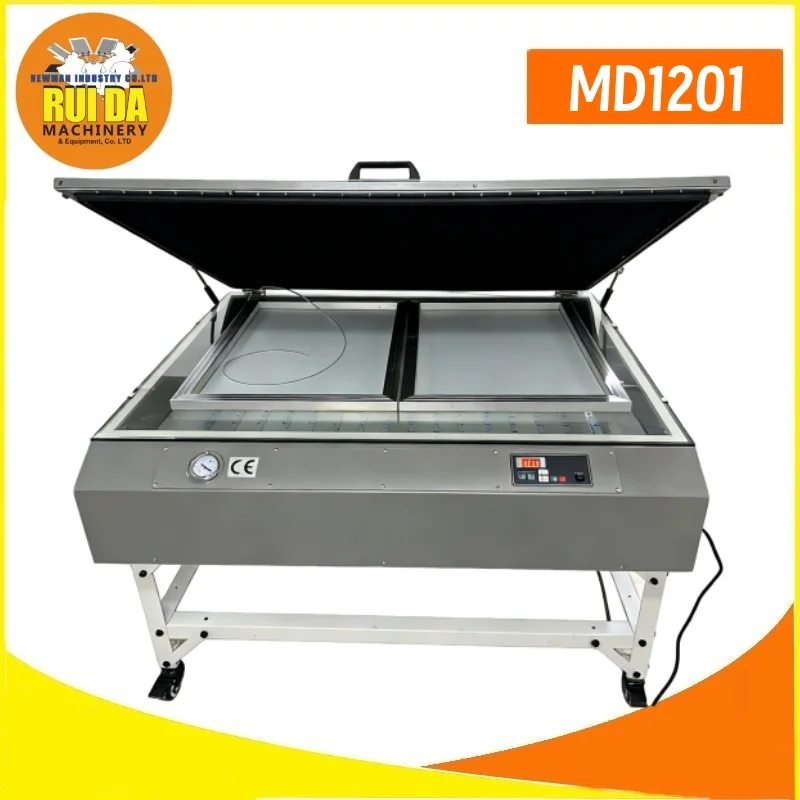 1202 Large Exposure Area 800*1000mm Fluorescent LED Precise Vacuum Exposure Unit For Light Screen Printing Machine